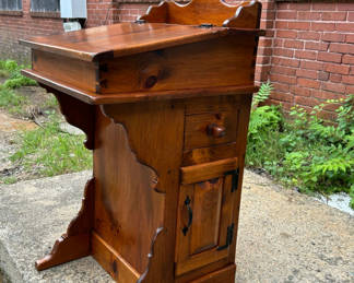 Lot 46: Mid-Century Slant Top Desk