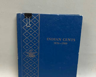 Lot 21: Indian Cents Album