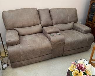 Ashley Dual Reclining Electric Loveseat -$400 78 inches wide, 42 inches tall and deep - excellent condition 