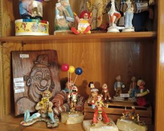 Vintage clown collection