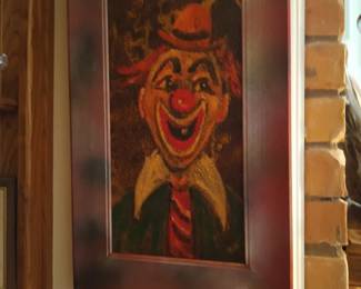1970 clown portrait