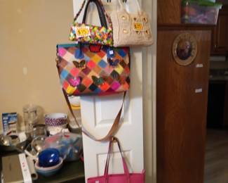 Many purses I have a Prada purse and vintage handbags from the 50s along with 90s and 2000s