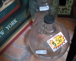 Apple cider vintage glass jar