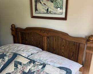 Full Size (can transition to Queen Size) Bed Frame and Headboard
