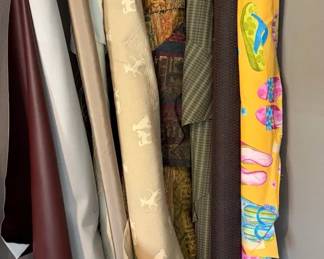 Assorted Upholstery Decorative Fabric Rolls