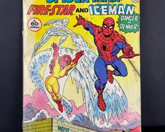 Marvel SpiderMan Firestar Iceman Danger in Denver May DF Denver Post Promotional Comic