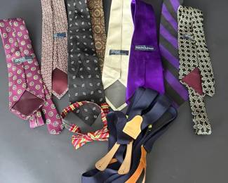 Ralph Lauren Mens Accessories Ties, Suspenders, Bow Tie Braided Leather Belts