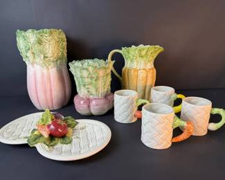 Fitz and Floyd VegetableThemed Ceramic Dinnerware