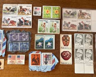 Vintage International Postage Stamp Assortment