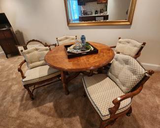Game Table and Chairs