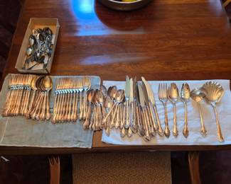 Silver Plated Flatware set.