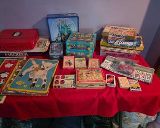 Vintage games and toys.