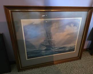 Lithograph Kipp Soldwedel Framed