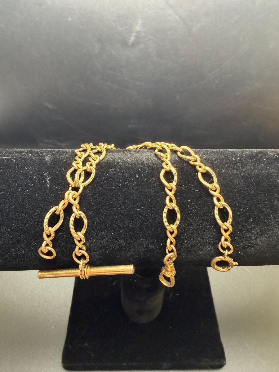 1/20 12kt Gold Pocket Watch Chain