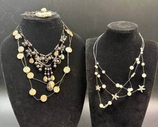Wire necklaces
