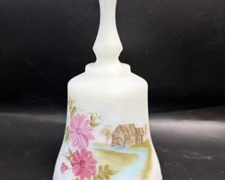 Fenton hand painted bell