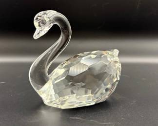 Shannon Crystal swan figurine