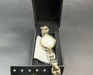 Akribos Diamond Dial Wristwatch in original box