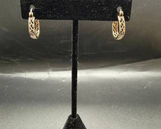 Sterling Silver(?) earrings