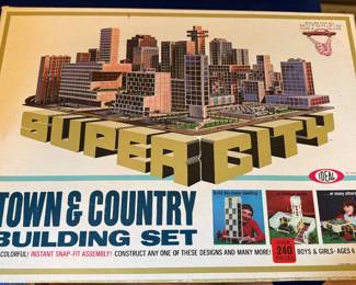 SUPER CITY TOWN & COUNTRY BUILDING SET