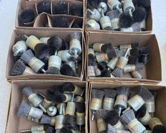 FINE STEEL WIRE CUP END BRUSHES