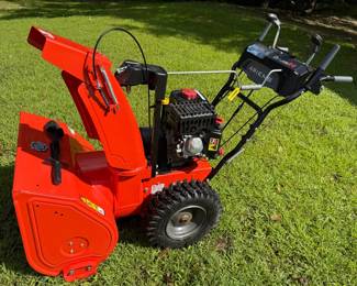 LIKE NEW ARIENS 24” SNOWBLOWER 