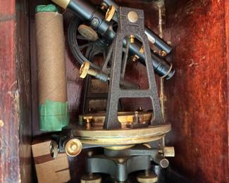ANTIQUE DIETZGEN SURVEYOR’S TRANSIT 