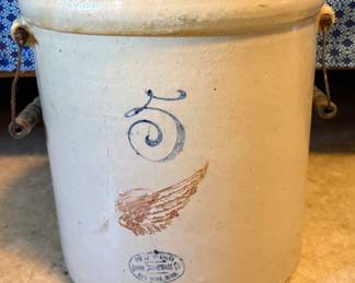 RED WING #5 GALLON CROCK