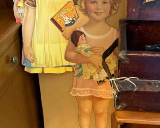 LIFE SIZE SHIRLEY TEMPLE PAPER DOLL SET