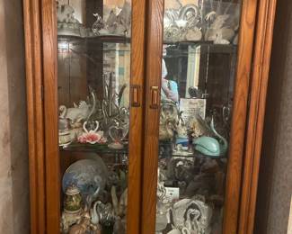 Swan Collection and Curio Cabinet