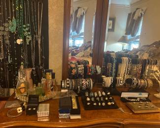 Lots of Fashionable Jewelry including Rings, Necklaces, Bracelets and more