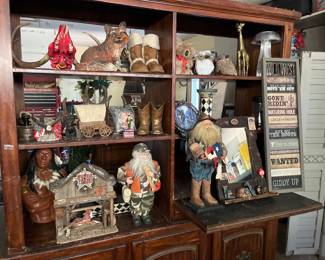 Western Decor and Entertainment Center