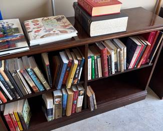books; two bookcases