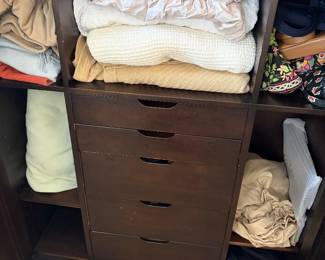 Interior of cupboard