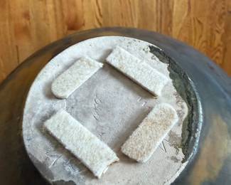Signed Raku pottery
