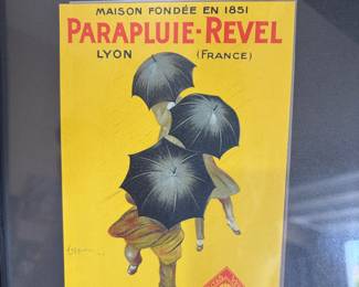 1922 French litho Parapluie-Revel