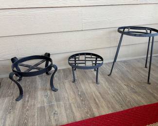 Iron plant stands
