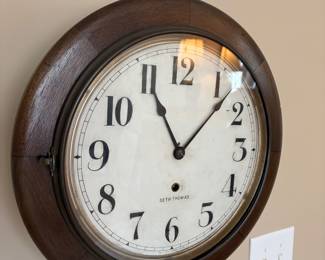Antique Seth Thomas large wall clock