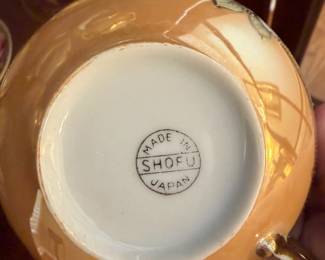 Japanese lusterware tea service