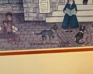 Signed print Linda Nelson Stocks