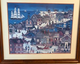 Signed Print Linda Nelson Stocks