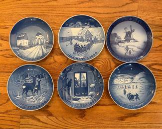 Royal Copenhagen Christmas plates