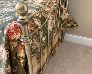 brass day bed