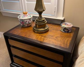 Brass lamp; Asian inspired decor
