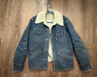 Vintage 1970s Levi's orange tab denim jacket
