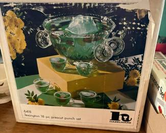 L1 Glass Punch bowl Set
