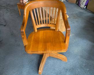 Antique oak chair