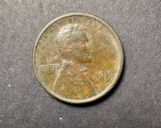 1919 S Lincoln Wheat Penny ob 