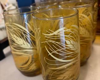 MCM Wheat Amber drinking glasses