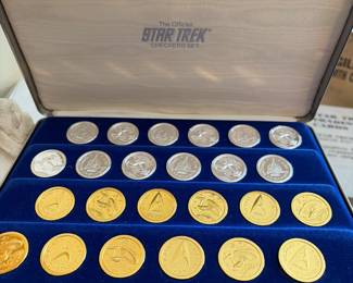 Star Trek checker set